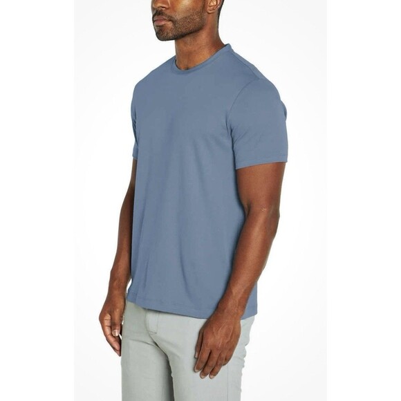 Banana Republic Men’s Luxe Touch Performance T-Shirt Light Blue Size Large - Picture 2 of 9